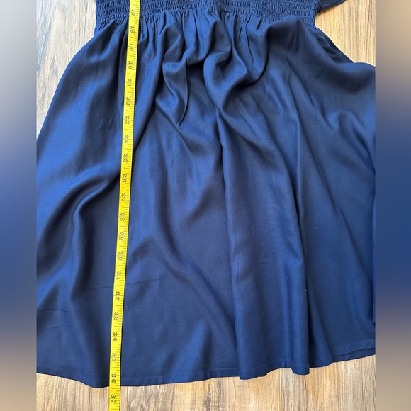 Lascana Shirt dress embroidered in marine blue. - Picture 8 of 10